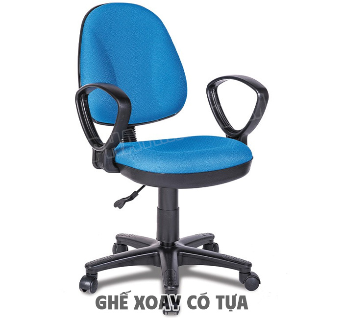 Ghế xoay tựa lưng vải