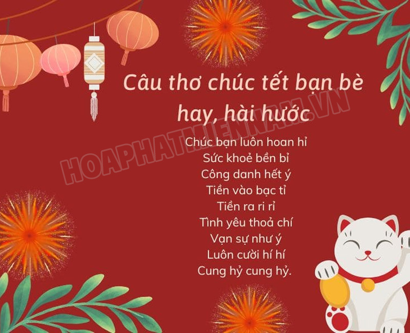 Lời chúc mừng năm mới dành cho bạn bè thân thiết