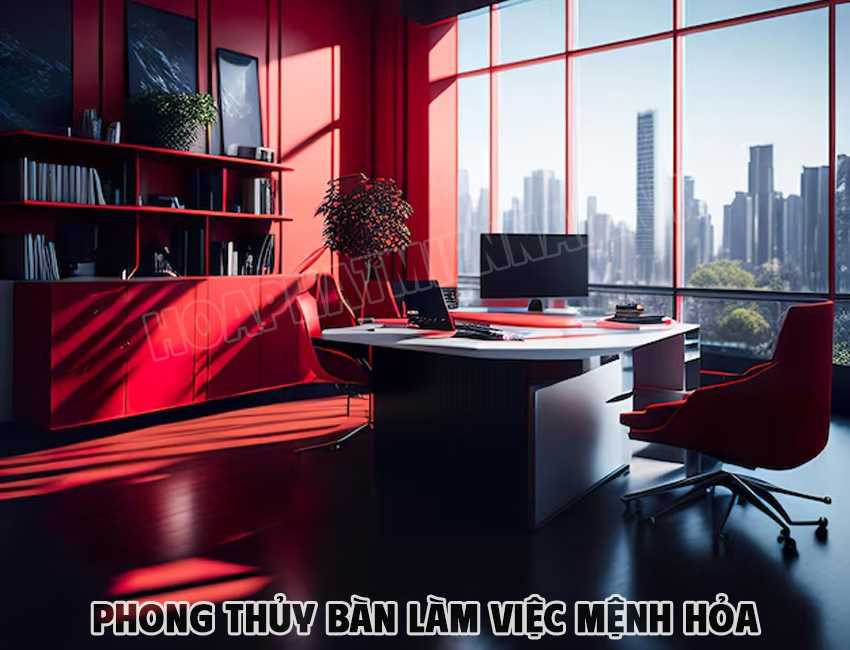 Phong Thủy Bàn Làm Việc Cho Người Mệnh Hỏa