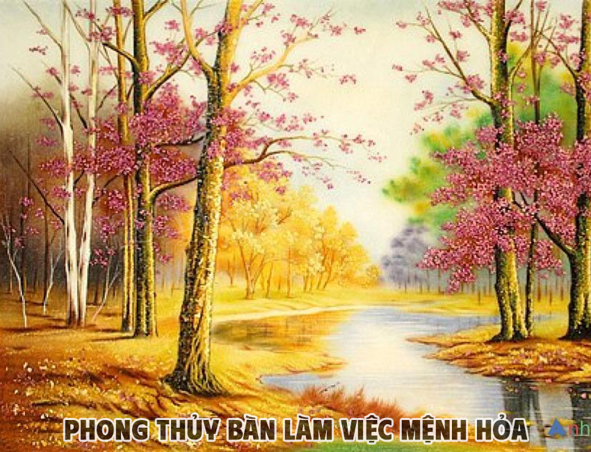 Tranh phong thủy mệnh Hỏa