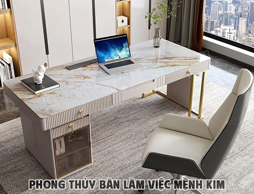 Phong Thủy Bàn Làm Việc Cho Người Mệnh Kim