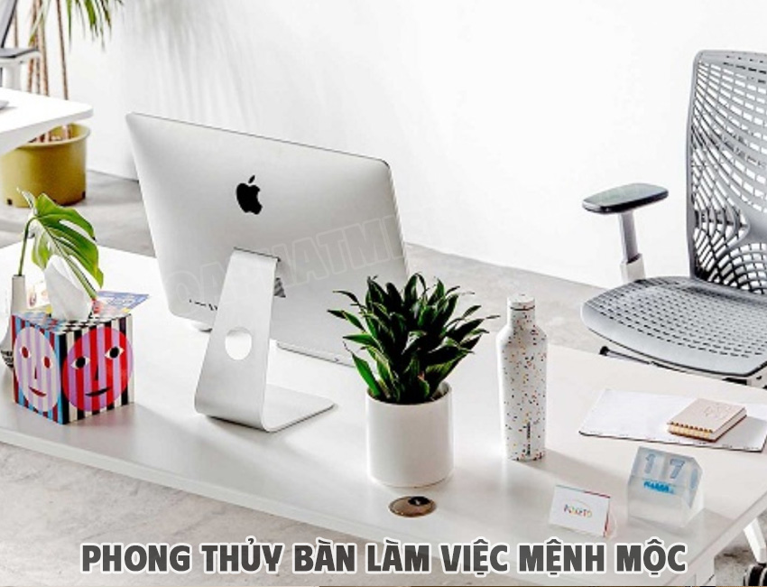 Kiểu dáng và kích thước bàn làm việc cho người mệnh Mộc