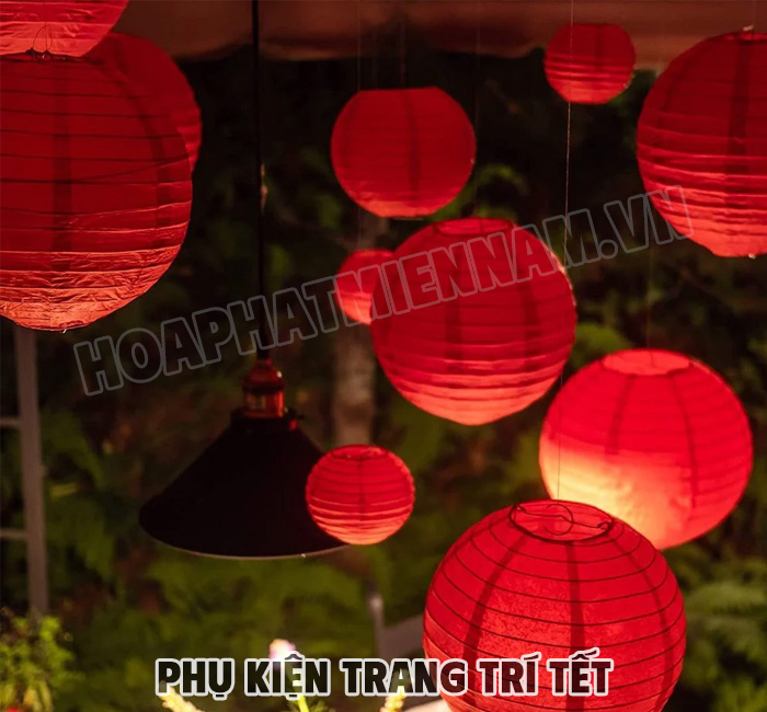 Đèn lồng trang trí Tết