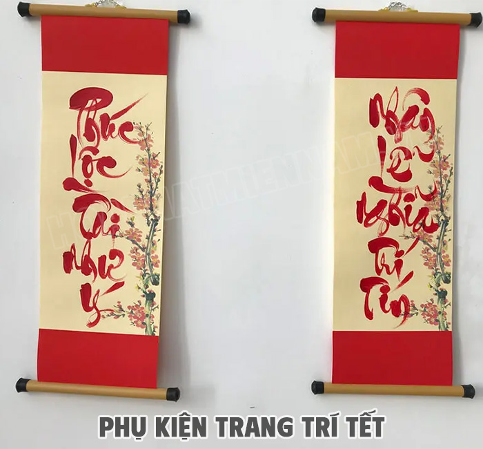 Câu đối Tết và tranh chữ