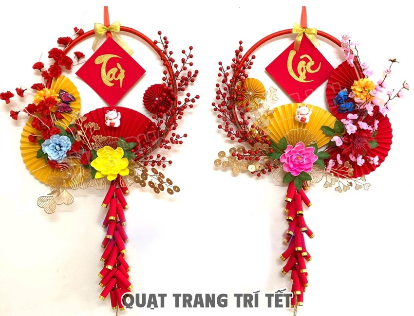 Ý nghĩa của quạt trang trí Tết trong văn hóa Việt