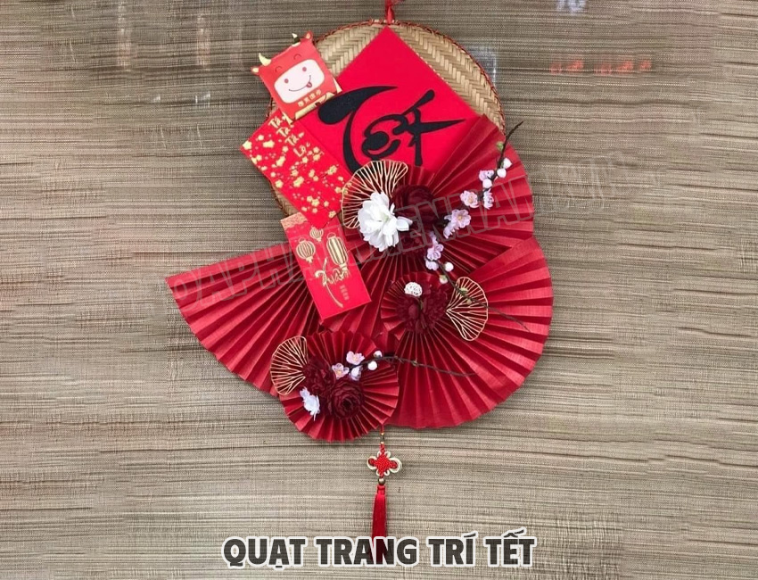 Mẹo bảo quản quạt giấy trang trí Tết