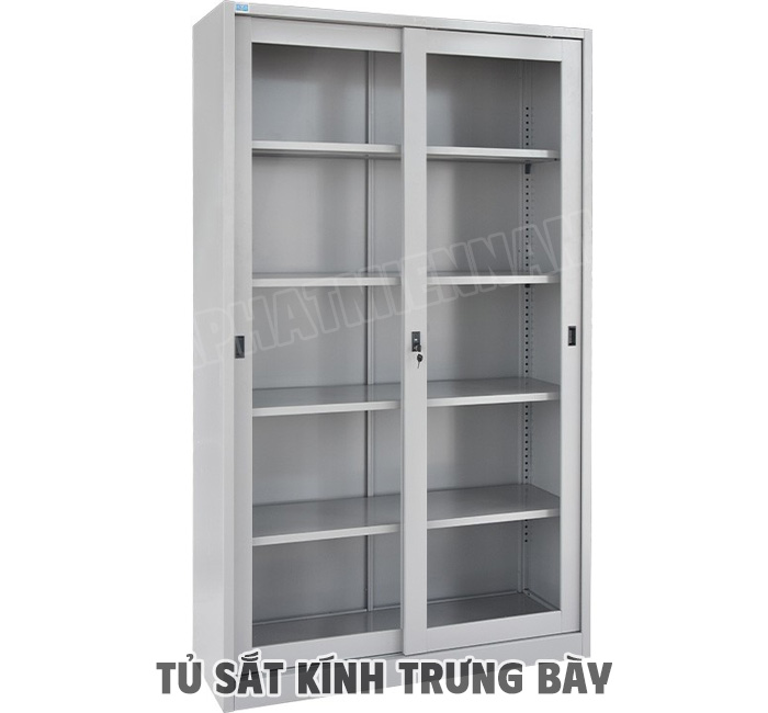 Tủ sắt kính trưng bày là gì?