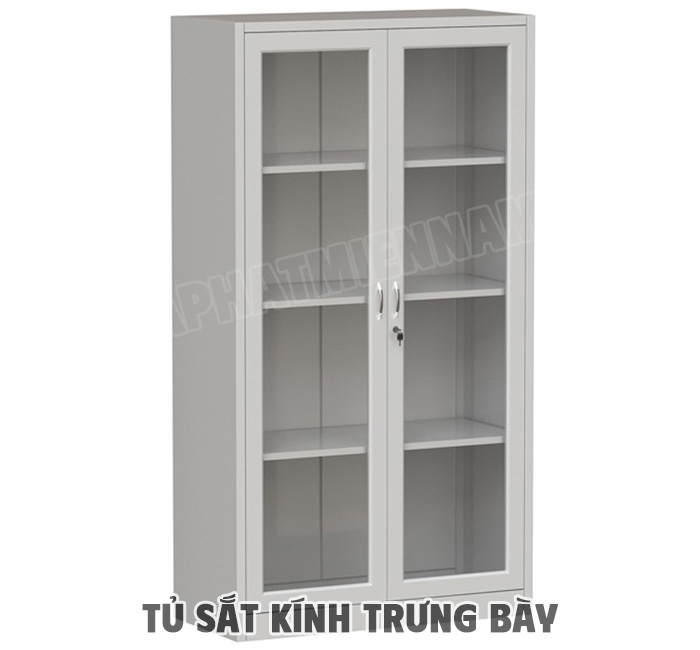 Ứng dụng thực tế của tủ sắt kính trưng bày