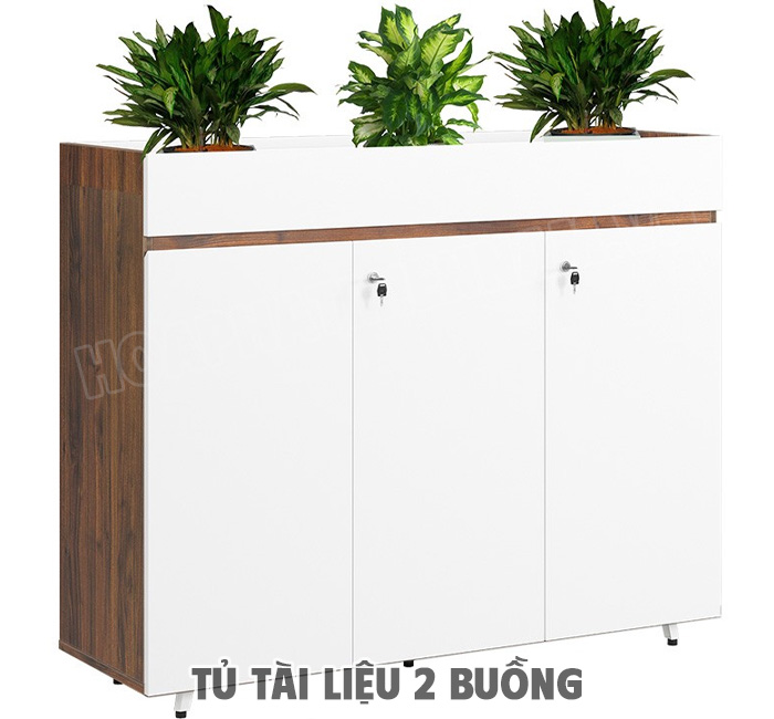 Phân loại tủ tài liệu 2 buồng theo chiều cao