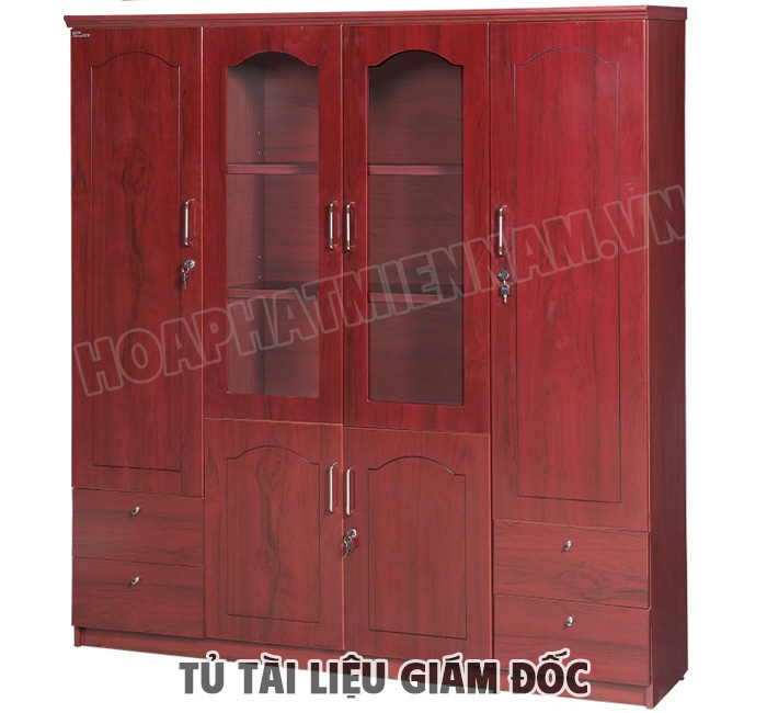 Tủ lãnh đạo gỗ công nghiệp sơn PU DC1840H1