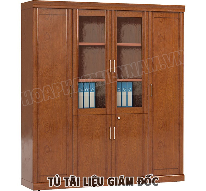 Tủ giám đốc văn phòng veneer DC1840V5