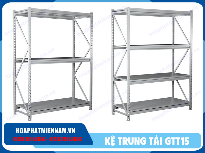 Giá sắt trung tải Practical Hòa Phát GTT15-3P và GTT15-4P