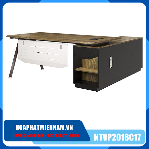 Bàn Hòa Phát NTVP2018C17 màu L2M12 (Laminate kết hợp Melamine) và M32M26 (Melamine toàn bộ)