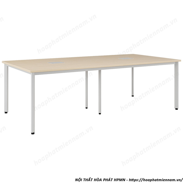 Bàn họp chân thép không gỉ ống Oval HRH2412C7