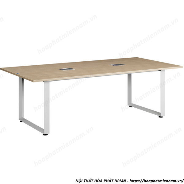 Bàn họp chân ống hộp tam giác sơn không gỉ HRH2412C5