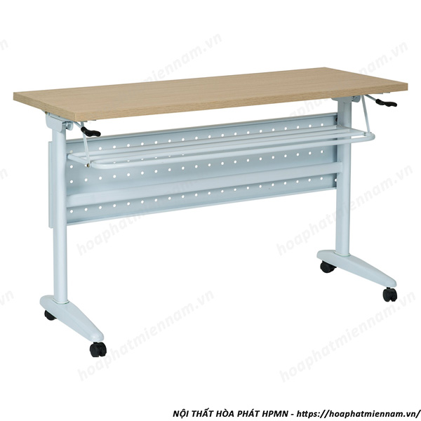 Bàn Làm Việc Mặt Gấp Chân Sắt Có Bánh Xe BHT512