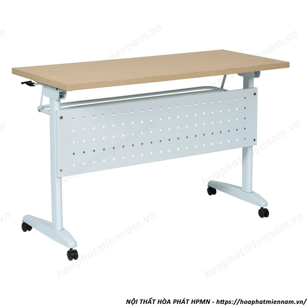 Bàn Làm Việc Thu Gọn Mặt Gỗ Công Nghiệp Chân Sắt BHT512