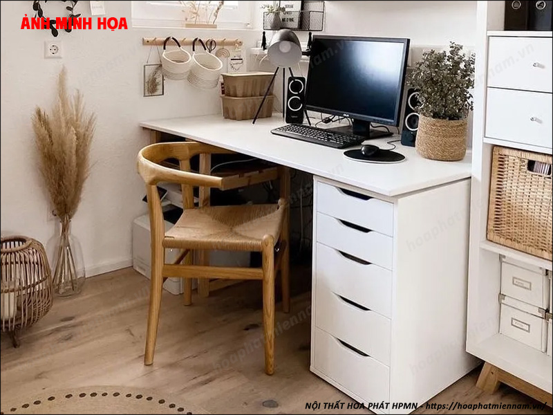 Bàn Làm Việc Có Tủ Tài Liệu
