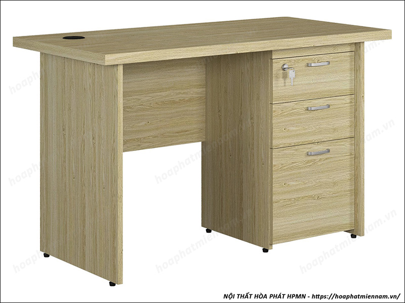 Bàn văn phòng hộc liền giá rẻ AT120SHL3DR