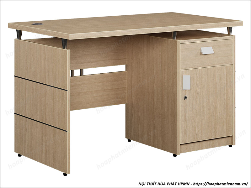 Bàn làm việc Hòa Phát có hộc tủ HR120SHL