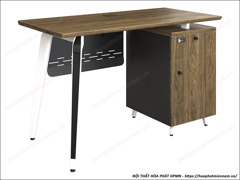 Bàn nhân viên chân sắt hộc liền ST120SHLC16