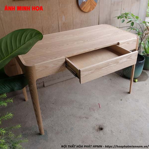 Bàn Làm Việc Gỗ Tự Nhiên Phủ Veneer Là Gì?