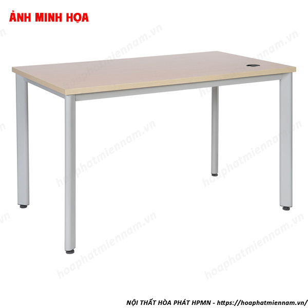 Bàn Làm Việc Chân Sắt Ống Oval HR120C7