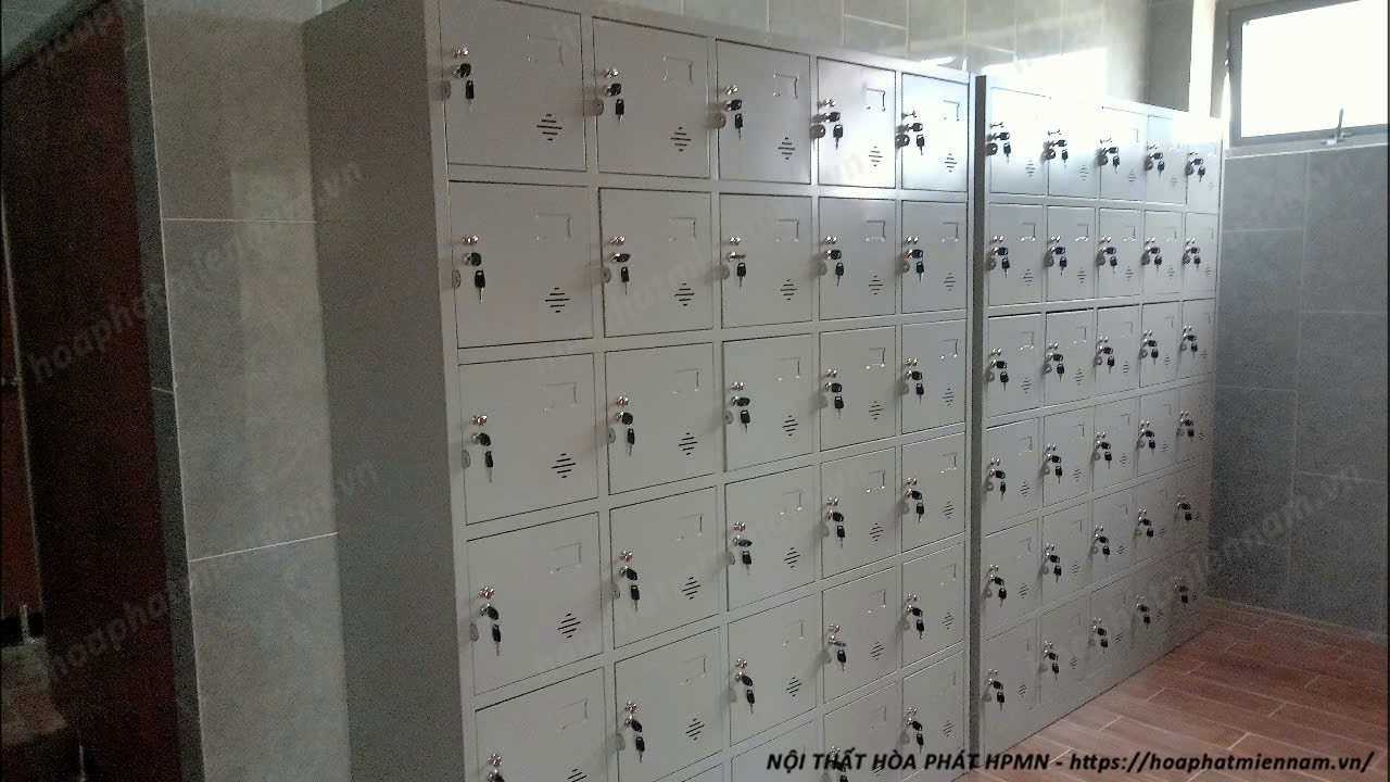 Lắp Đặt Tủ Locker Theo Gói Thầu Của Công Ty Xây Dựng Phú Trường An