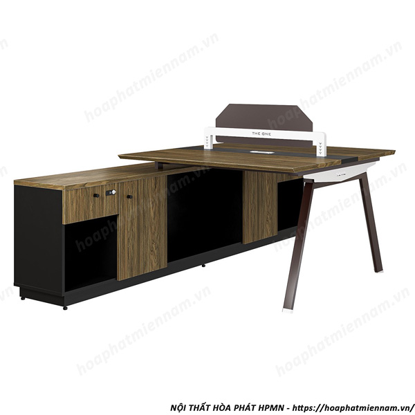 Cụm Bàn Đôi Có Tủ Phụ Liền Chân NTVMD02-2C17