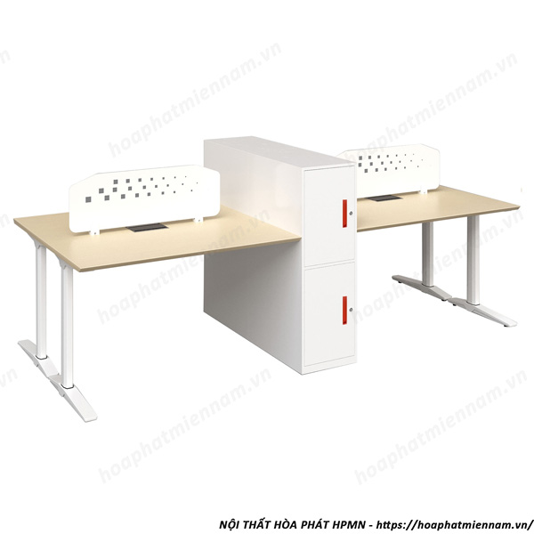 Module bàn làm việc vách tôn có tủ UNMD04CS3