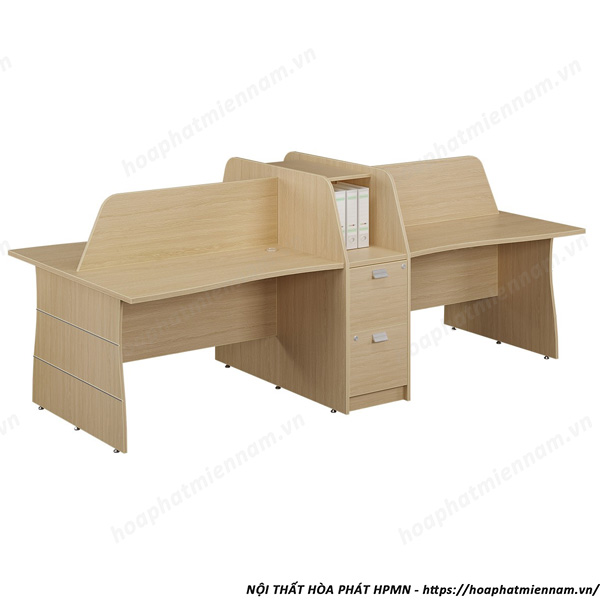 Lợi ích của việc sử dụng cụm bàn làm việc 4 chỗ có tủ liền chân