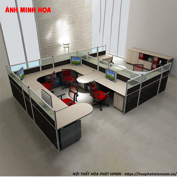 Lưu ý khi lựa chọn cụm bàn làm việc 8 người