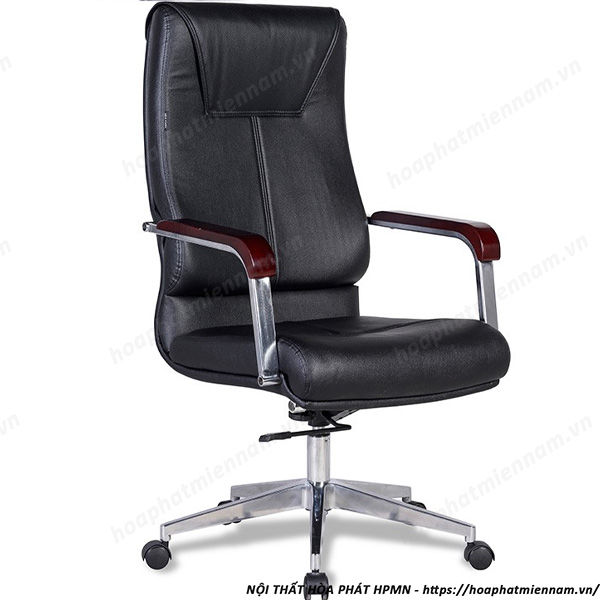 Ghế Da Lưng Cao Đệm PVC Chân Mạ SG915