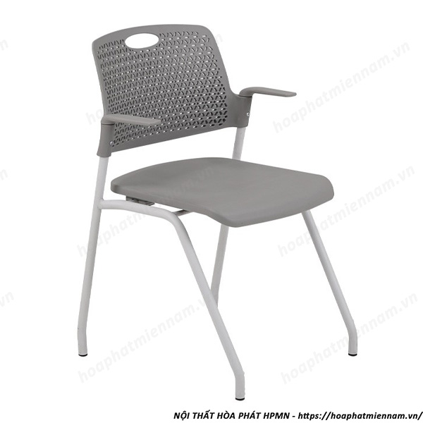 Ghế Họp Khung Thép Tựa Nhựa Chân Tĩnh G899T