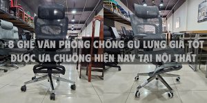 +8 Ghế văn phòng chống gù lưng giá tốt được ưa chuộng hiện nay tại Nội Thất Hòa Phát TPHCM