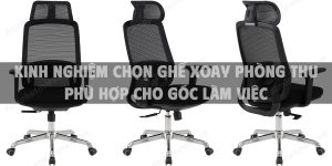 Kinh nghiệm chọn ghế xoay phòng thu phù hợp cho góc làm việc