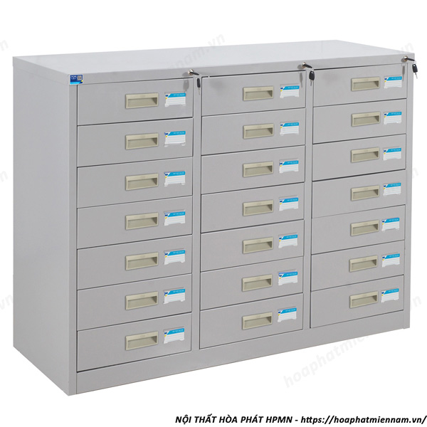 Tủ Hồ Sơ Sắt 21 Ngăn Kéo TU118-21D