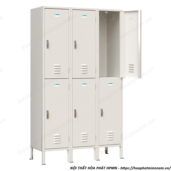 Tủ Sắt Locker 6 Cánh Khóa Sập TU992-3K