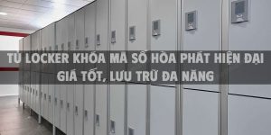 Có nên chọn tủ locker vân tay cho không gian lưu trử công cộng?
