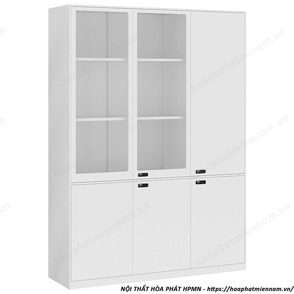 Tủ sắt 3 buồng 6 cánh khóa mã TU09K5S