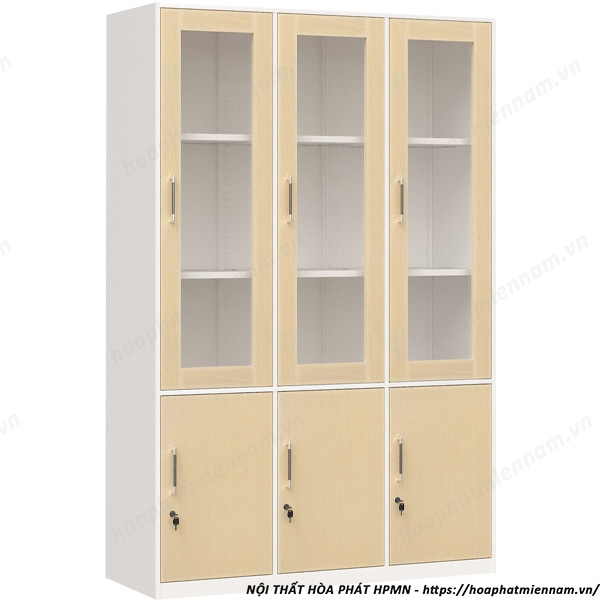 Tủ sắt 1m2 cánh gỗ TU09K7GM
