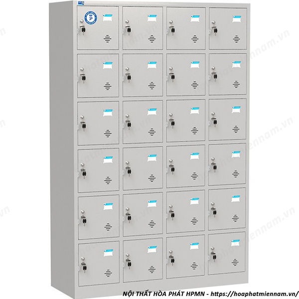 Tủ locker 1m2 24 khoang TU986-4KP