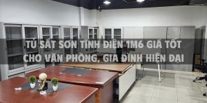 Tủ sắt sơn tĩnh điện 1m6 giá tốt cho văn phòng, gia đình hiện đại