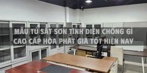 Mẫu tủ sắt sơn tĩnh điện chống gỉ cao cấp Hòa Phát giá tốt hiện nay