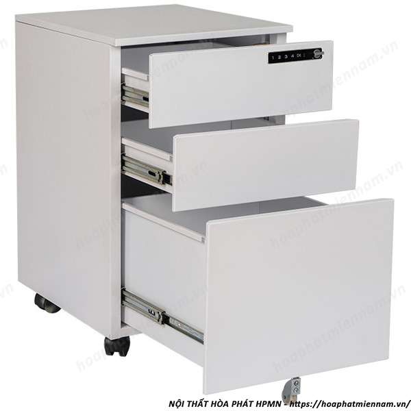Hộc tủ đựng hồ sơ di động khóa mã HS5DT