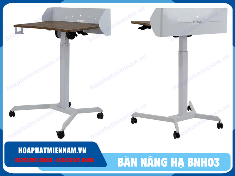 Bàn chuyên viên nâng hạ có bánh xe BNH03