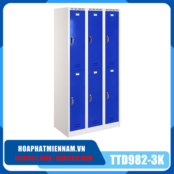 TTD982-3K Tủ sắt thay đồ khóa locker TTD982-3K
