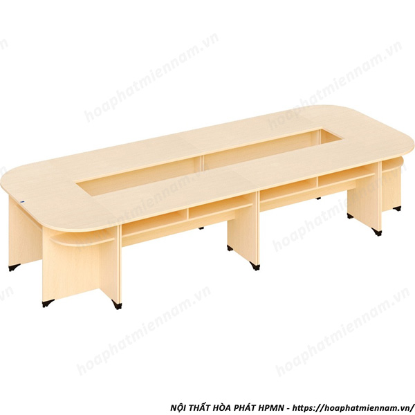 Bàn Họp Chân Gỗ Quây Rỗng 4m ATH4016