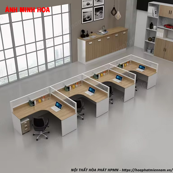 Ứng Dụng Của Bàn Làm Việc Nhóm Chữ L Trong Các Không Gian