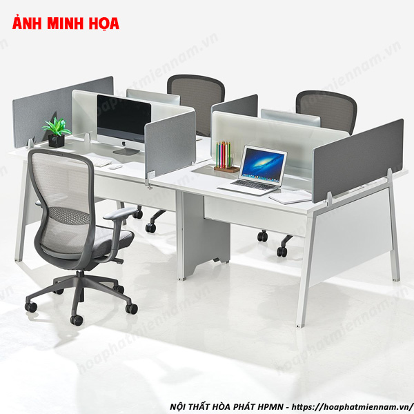 Các Mẫu Bàn Làm Việc Thiết Kế Mở Đa Năng Phổ Biến